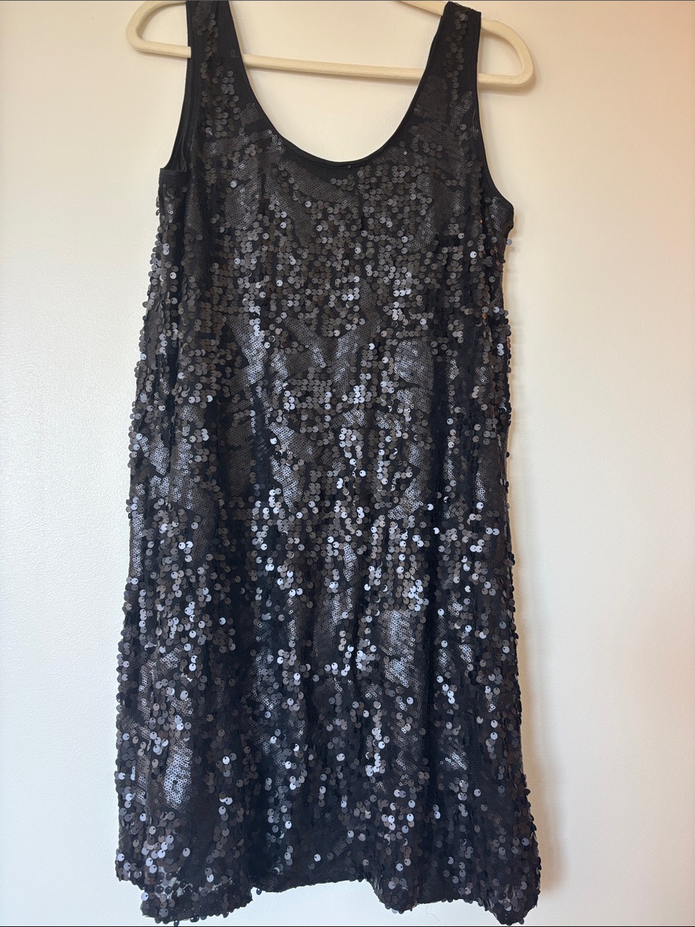 Elegant Black Sequin Dress